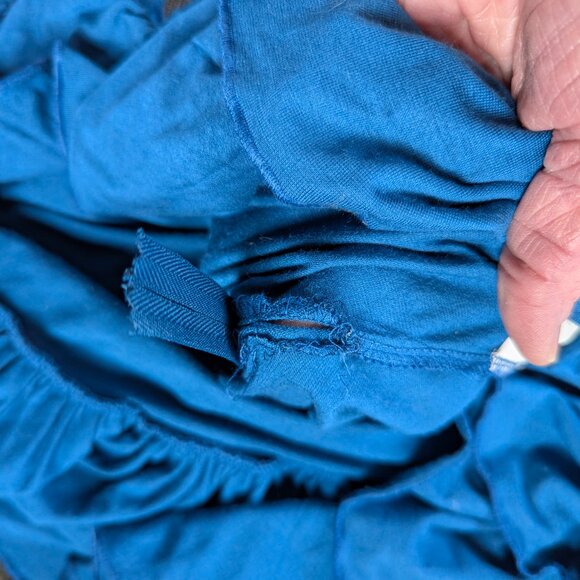 Betsey Johnson Size P (Small/Petite) Cerulean Blue Halter Dress *See notes - Picture 15 of 15